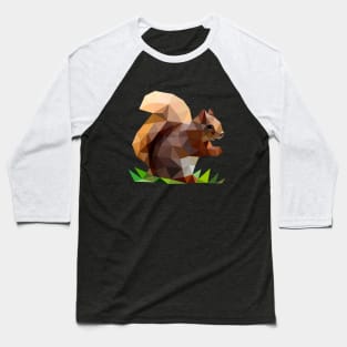 Red Squirrel Baseball T-Shirt